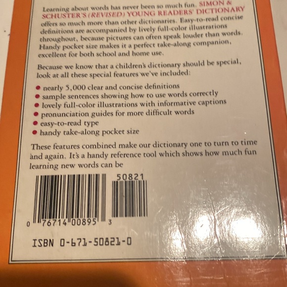 Vintage 1984 First Edition, “Illustrated Young Reader’s Dictionary,” Paperback - Picture 2 of 4